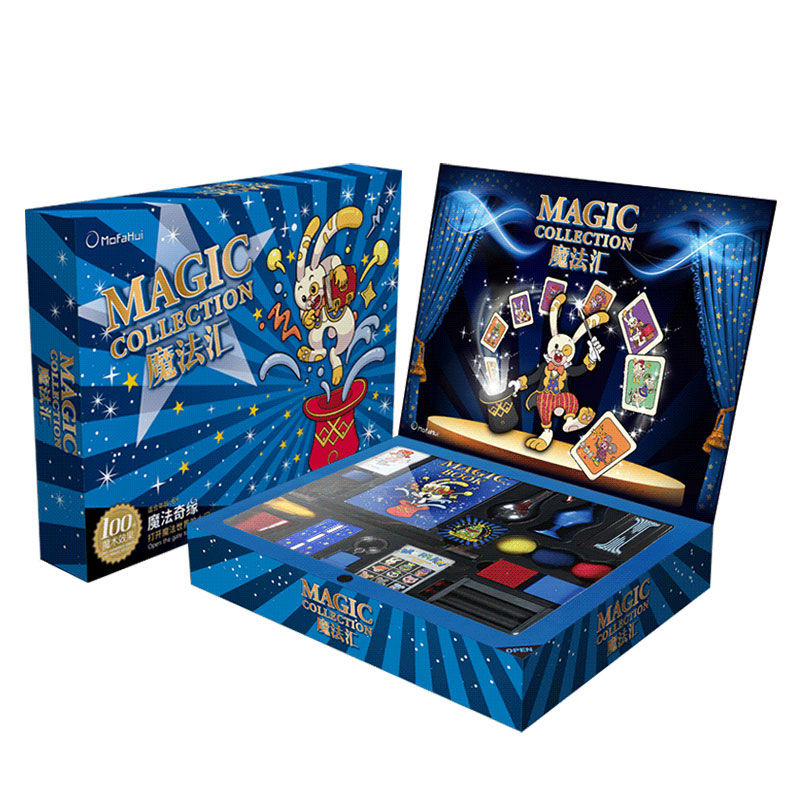 魔法汇(MFH-1501) 15个魔术玩具 初级难度魔法奇缘-蓝色初级礼盒（单位：件） 宝石蓝