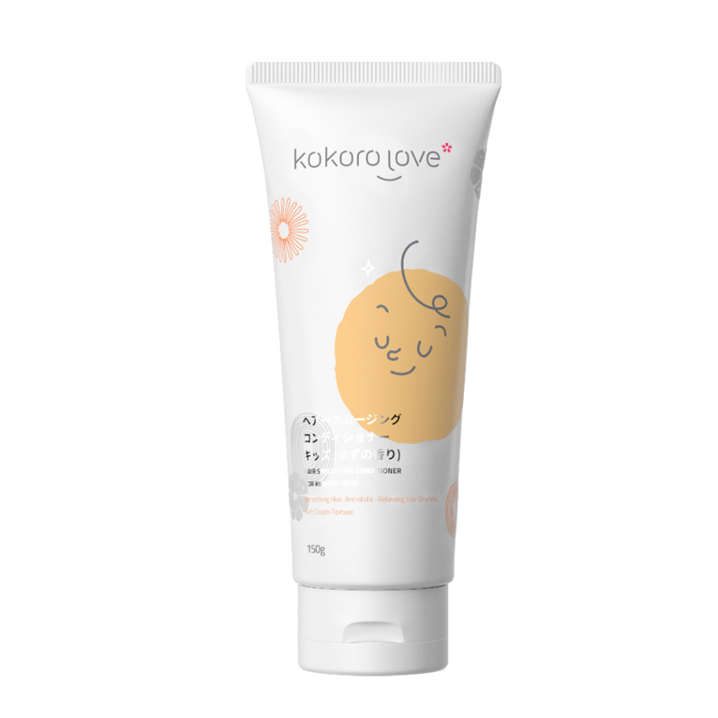初葆kokoro love儿童柔顺护发乳（柚香）150g 单位：只 象牙色