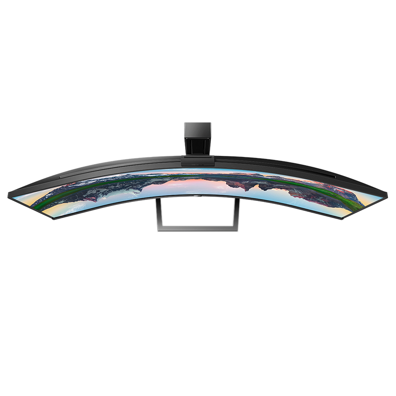 飞利浦（PHILIPS）49英寸显示器32:9睿景超宽带鱼屏HDR400 双2KType-C65w台 黑色