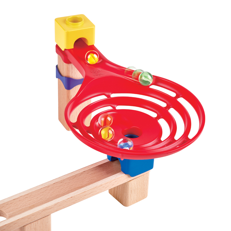 Hape滚珠玩具steam夸得瑞拉滚珠架拼装积木6岁以上(单位：个） 多米诺之钟E1101