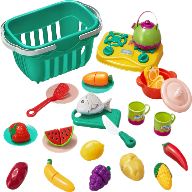 贝恩施蔬果肉手提篮切切乐(25件套)（单位：套） B118