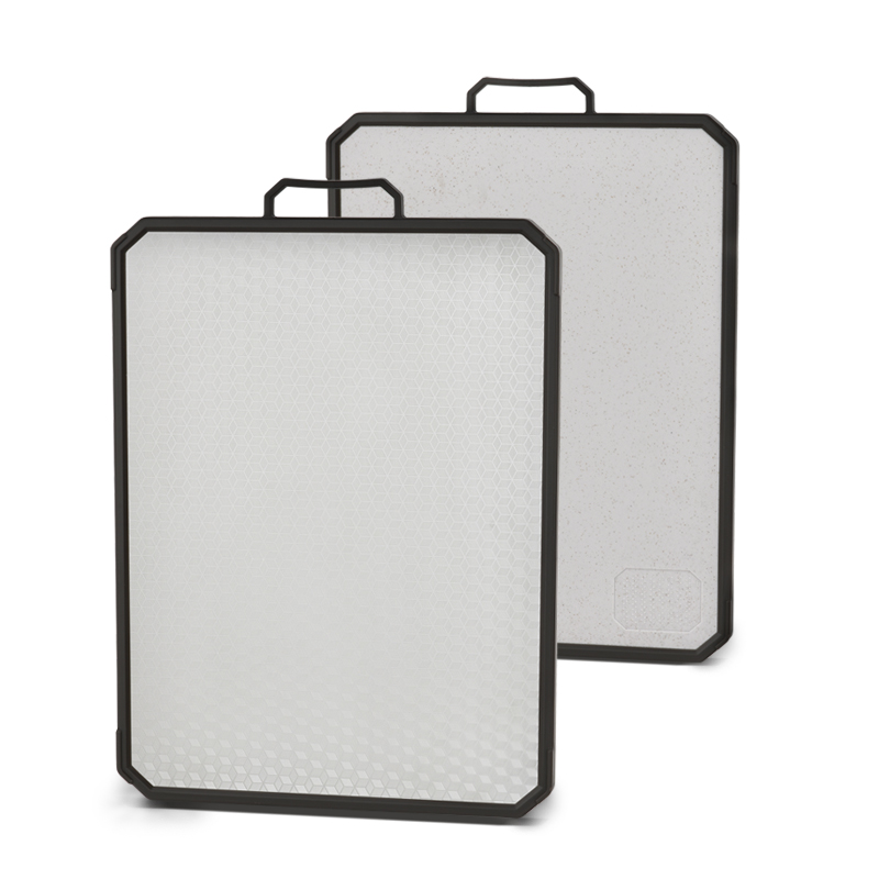 Haner韩尔-梦想家双面抑菌菜板HR-MX3728（单位：个） 黑色