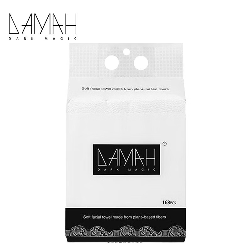 DAMAH黑魔法大容量抽取式干柔巾(168片)*1（单位：包） 本白色