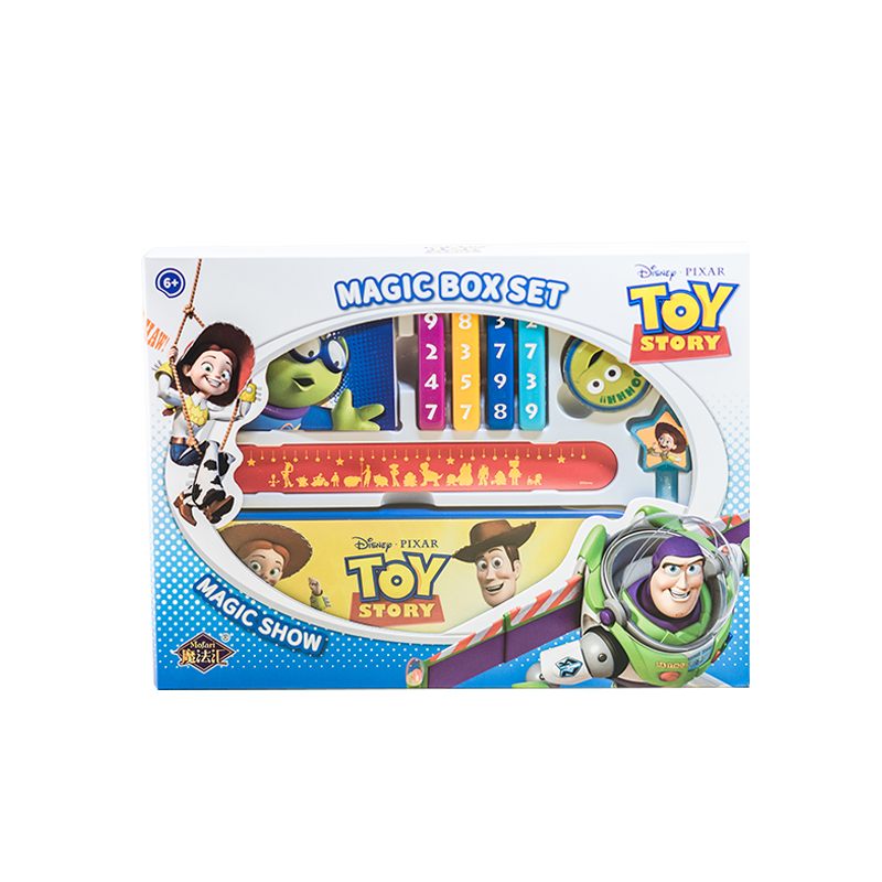 "魔法汇WJ-20008内含6个道具 可以变魔术的文具玩具总动员魔术盒套装（单位：件） 天蓝色