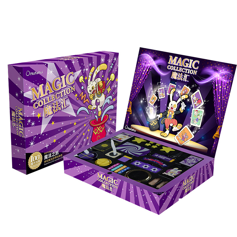 魔法汇(MFH-1502 )15个魔术玩具 中级难度魔法之旅-紫色中级礼盒（单位：件） 紫色