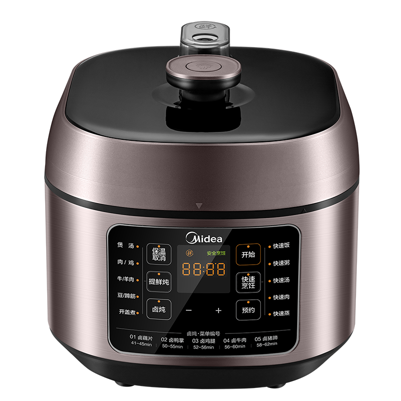 美的电压力锅双胆MY-C540G（单位：台） 棕色
