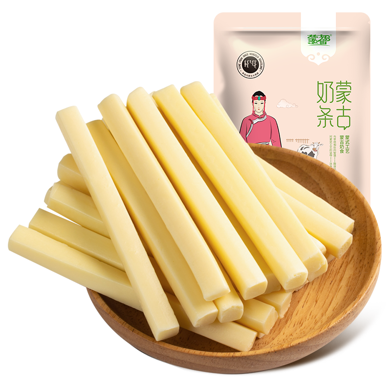 蒙都蒙古原味奶条100g*4袋（单位：袋） 奶茶杏