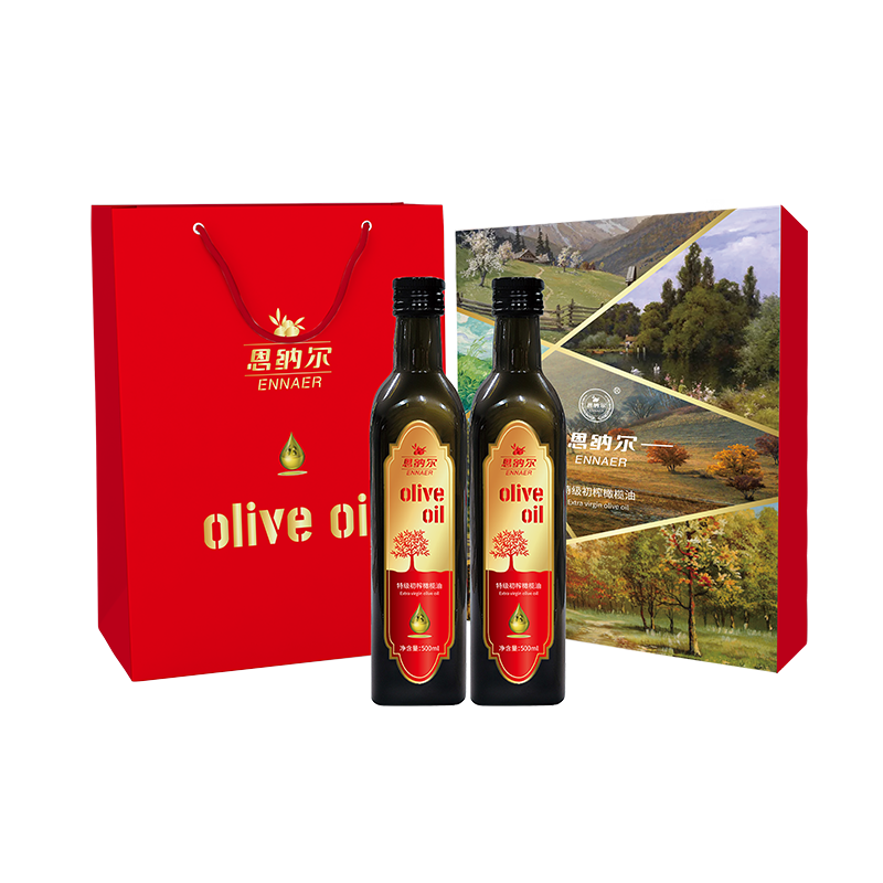 【恩纳尔】欧尚经典礼盒500ml*2（单位：盒） 红色