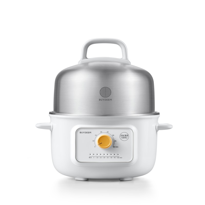 北鼎（Buydeem）家用迷你多功能电蒸锅实用蒸蛋器蒸煮小电锅 G32  1.5L(单位：台)) 雪地白