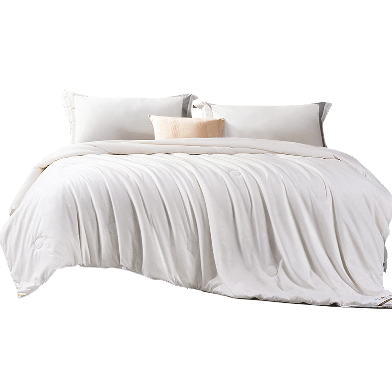 富安娜 丝柔倍润100%蚕丝夏被 203*229CM/400g 丝柔倍润100%蚕丝 白色（单位：床）