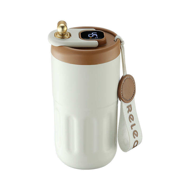 物生物（RELEA） JV012237-0450-BQ00 410ml 香奈数显不锈钢保温杯 烟空白（单位：个）