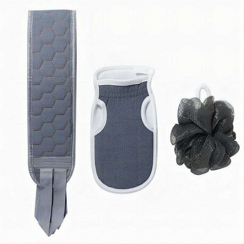 Creative Art-搓澡巾套装-B1301-灰色3pcs（单位:套） 灰色