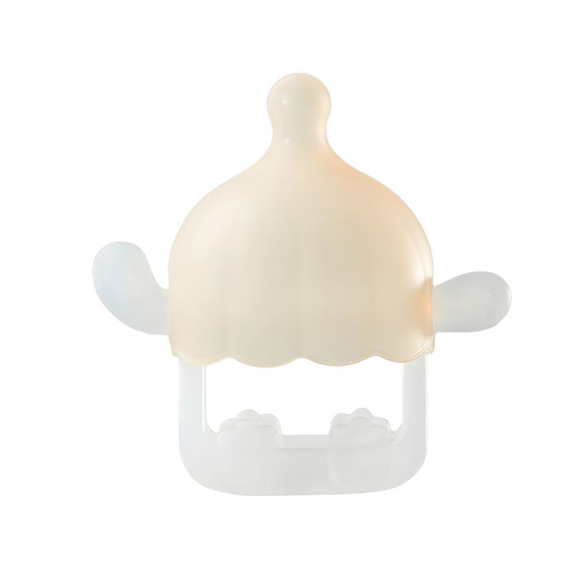 曼龙奶嘴防咬手牙胶（单位：个） 初桃粉