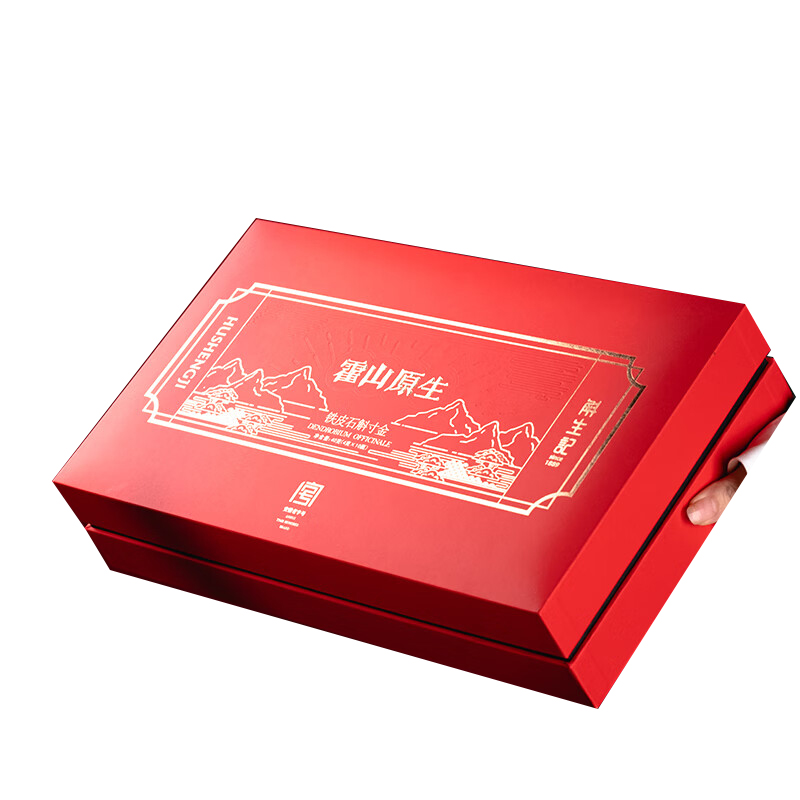 霍山原生&middot;铁皮石斛寸金4g*10瓶单位：盒 枫叶色