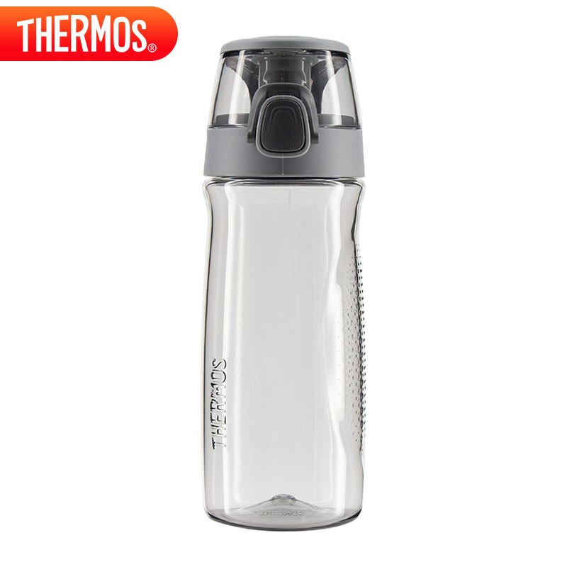 膳魔师（THERMOS）550ml便携随行塑料水杯TCSD-550（单位：个） 灰色