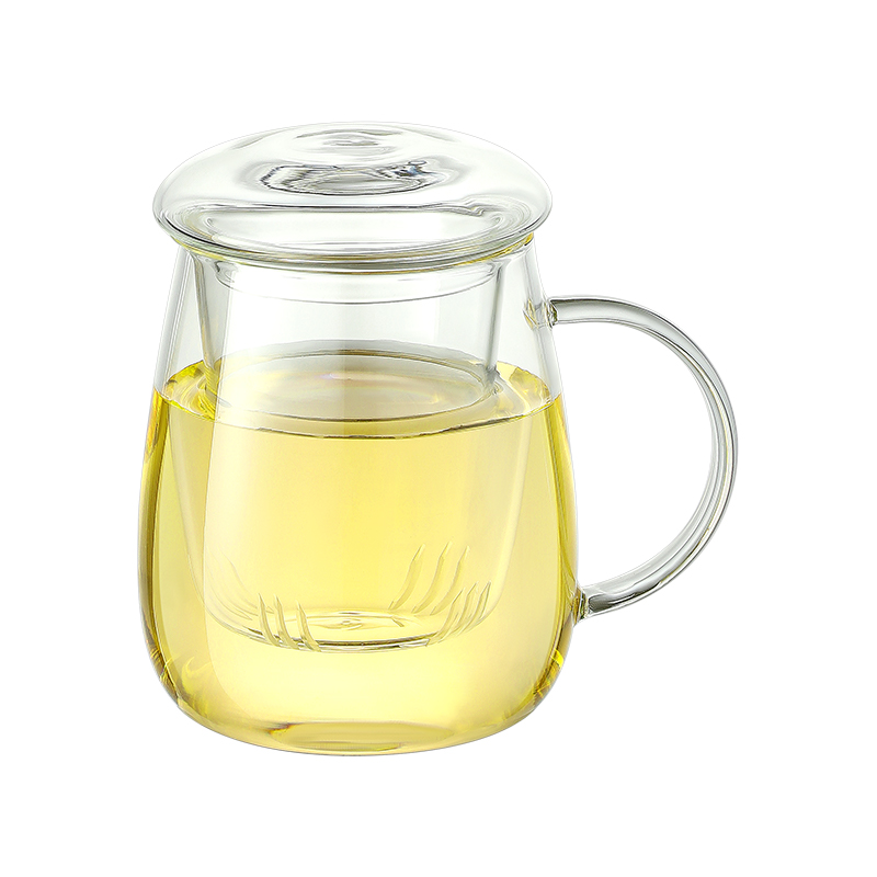 物生物(RELEA)小蘑菇玻璃三件杯 JV010092 单位:个 大蘑菇500ML