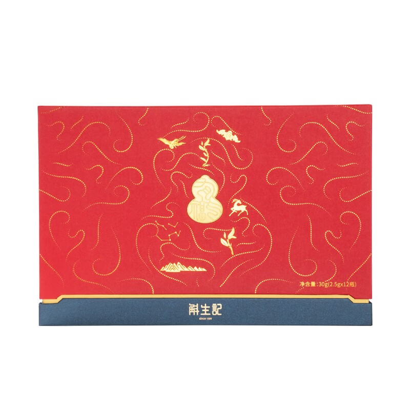 斛生记斛福录&middot;有福气2.5g*12瓶单位：盒 枫叶色