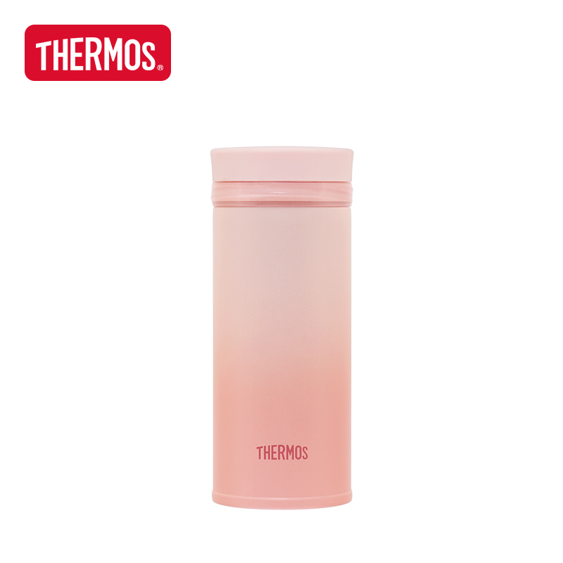 THERMOS膳魔师260ml新口红杯小光环系列保温杯附杯包礼盒TCNO-250（单位：个） 蜜桃乌龙