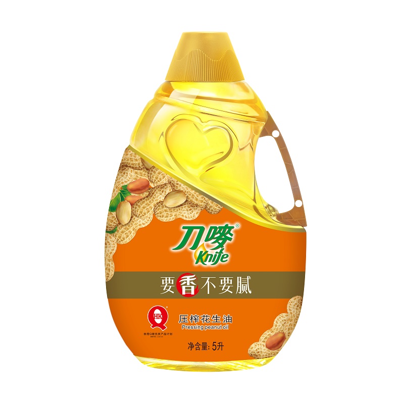 刀唛纯正花生油 5L/桶 香港品牌 橙色 5L