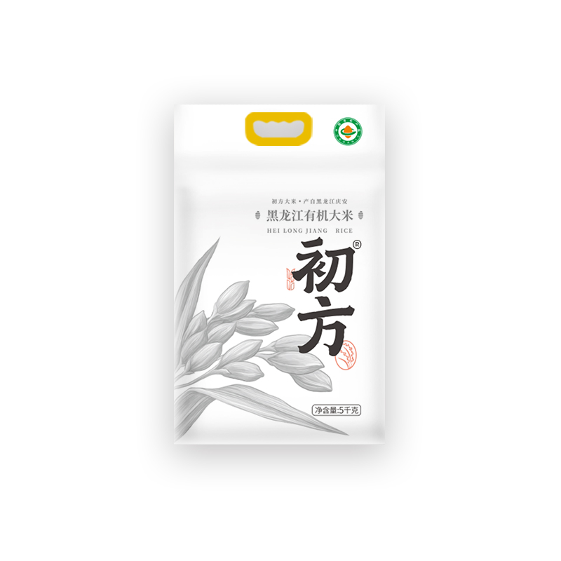 【初方】黑龙江有机大米5kg（单位：袋） 白色