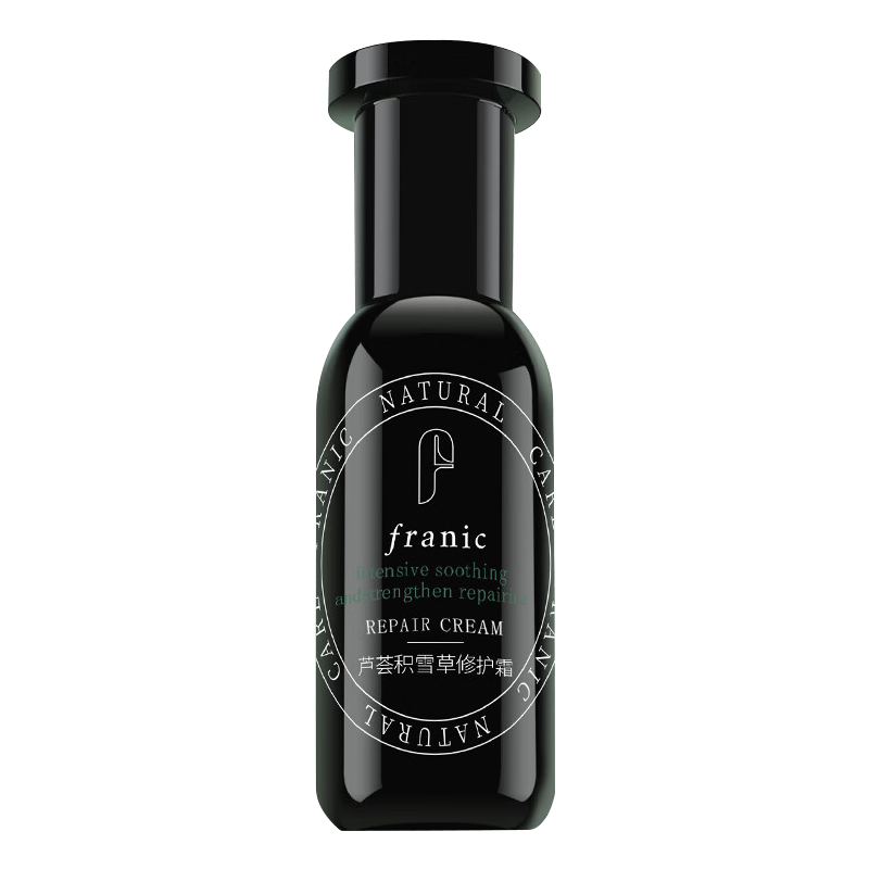 法兰琳卡（FRANIC）双屏障芦荟积雪草修护保湿面霜修护霜35ml（单位：瓶） 曜石黑