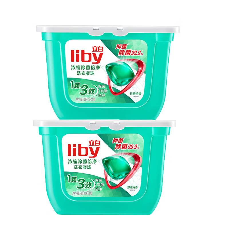 立白 高效除菌 104颗 抑菌洁净 绿色（单位：组）