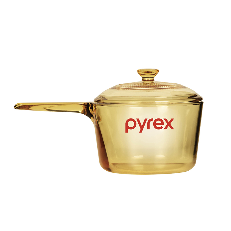 PYREX 1.5L百丽透明锅(带柄)PX-1.5-BL/E/CN（单位：套） 琥珀色