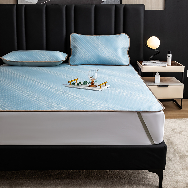 杉杉家纺三明治提花冰丝席1套 SS-L1026/SS-L1027 三明治提花冰丝席  180*200cm