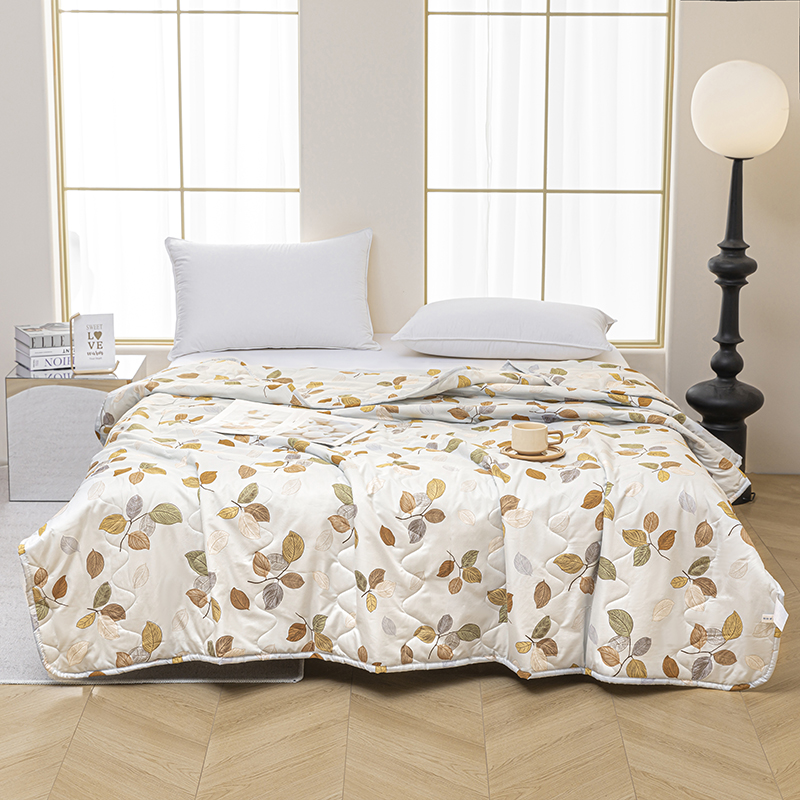 杉杉家纺花语年华爽肤被1件 150*200cm米黄SS-B1072 /180*210cm 米黄 180*210cm -米黄