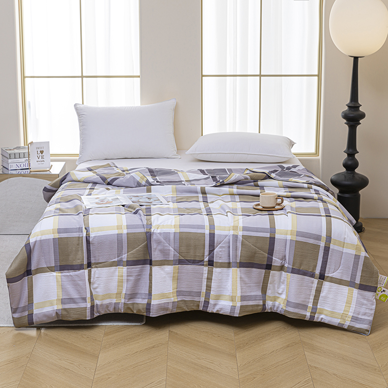 杉杉家纺泡泡纱夏凉被1件180*210cm 学院风180*210cm