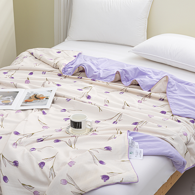 杉杉家纺小竹棉夏凉被1件-200*230cm 郁金香SS-B1080