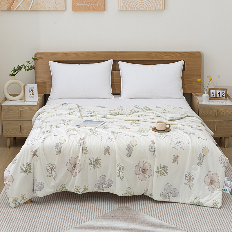 杉杉家纺丝滑凉感夏凉被1件200*230cm 矢车菊SS-B1084