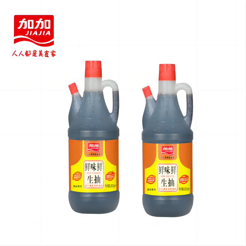 加加鲜味鲜生抽800ml*2瓶 金色