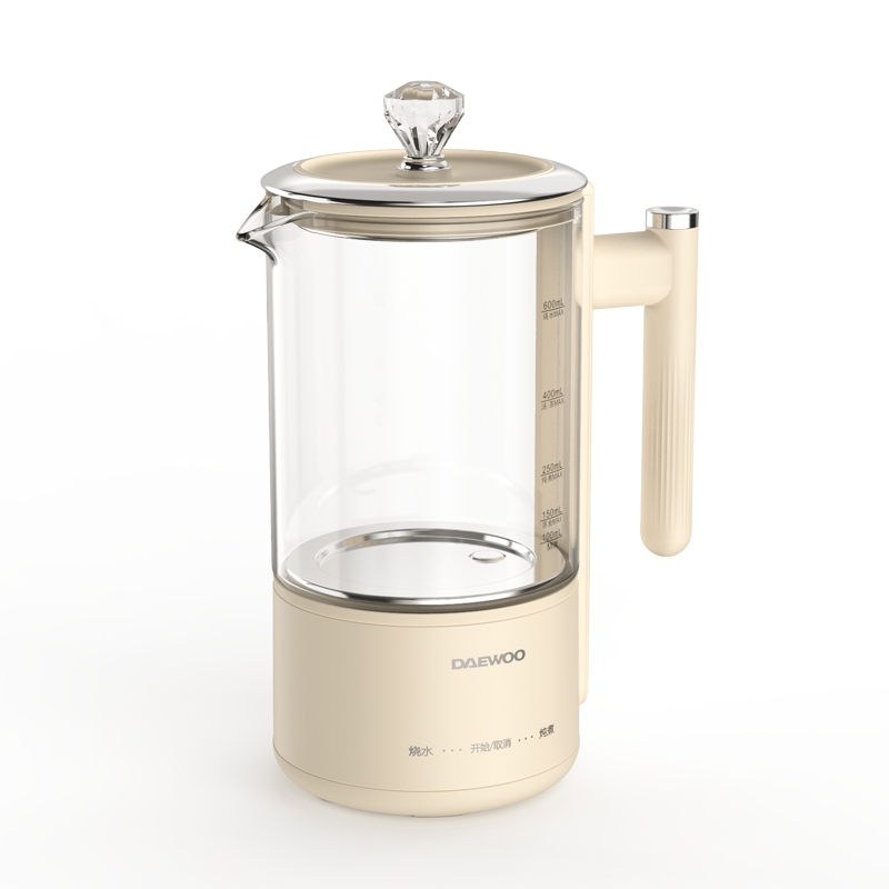 大宇 迷你养生壶  0.6L便携一体式养生杯 YS2 单位：个 奶黄色