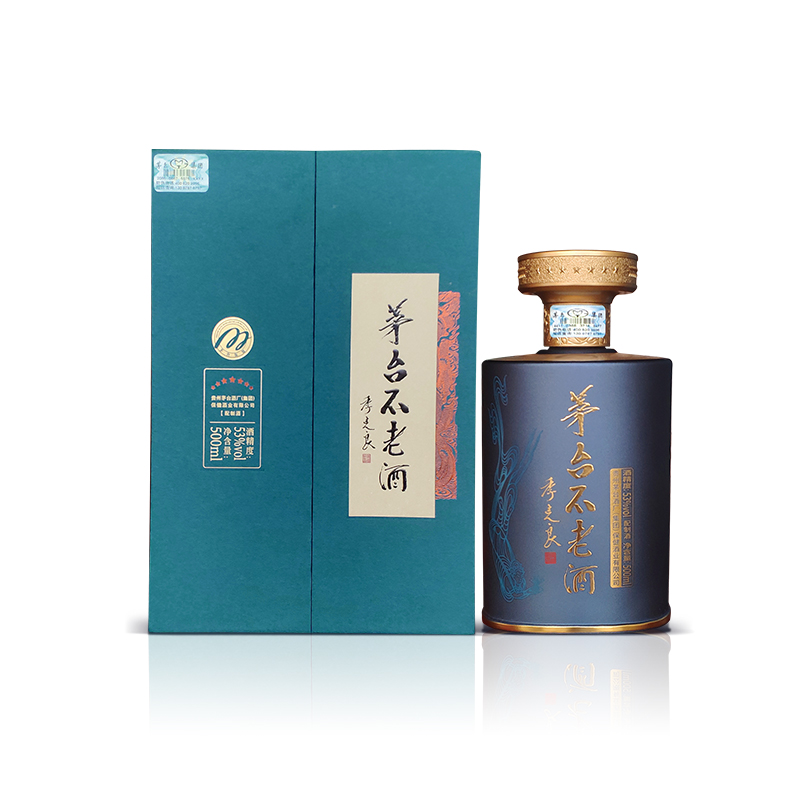 茅台集团 茅台不老 配制酱香酒53度 500mL 1瓶 七星  