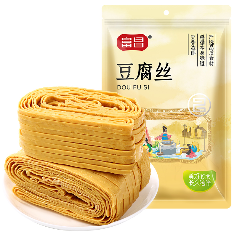 富昌豆腐丝300g*3单位:袋 无香型