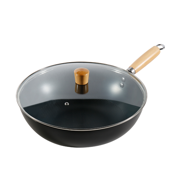 栢士德BYSTON  康福斯炒锅 BST-088  32CM  （单位：套） 黑色