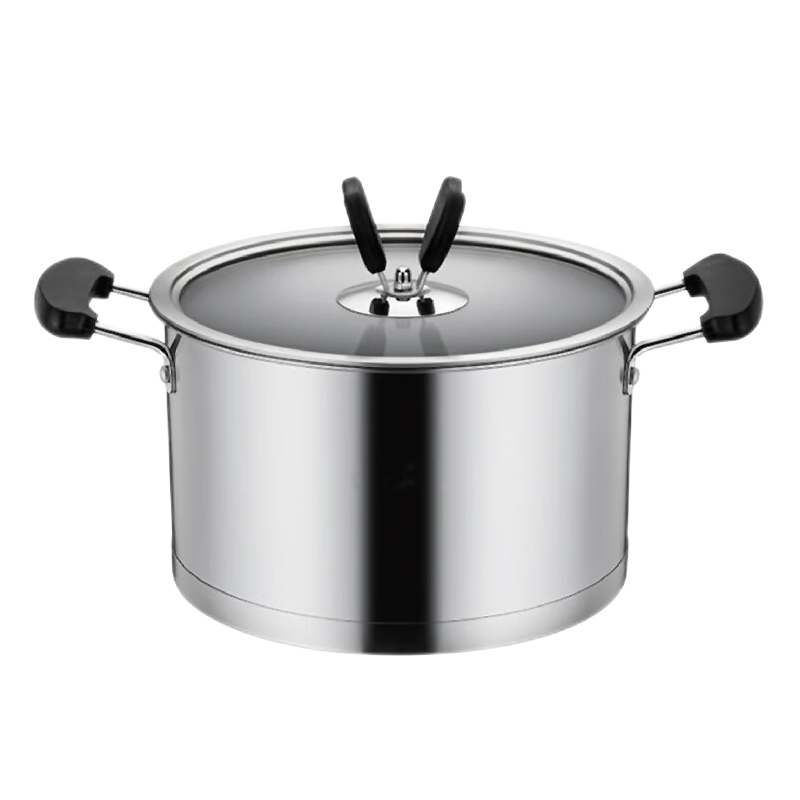 栢士德BYSTON 奥斯顿汤锅 22CM （单位：套） 不锈钢色