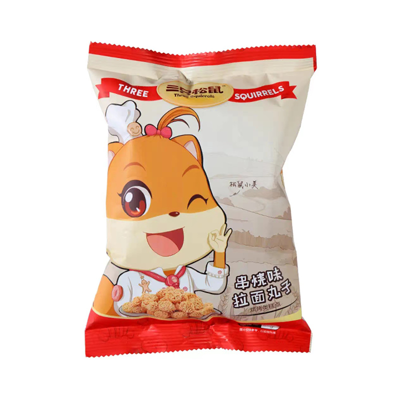 【三只松鼠】小贱串烧味拉面丸子85g（单位：袋） 白色