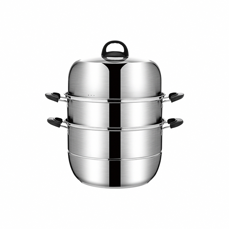 栢士德BYSTON 维克三层蒸锅 BST-151 28cm (单位:套） 不锈钢色