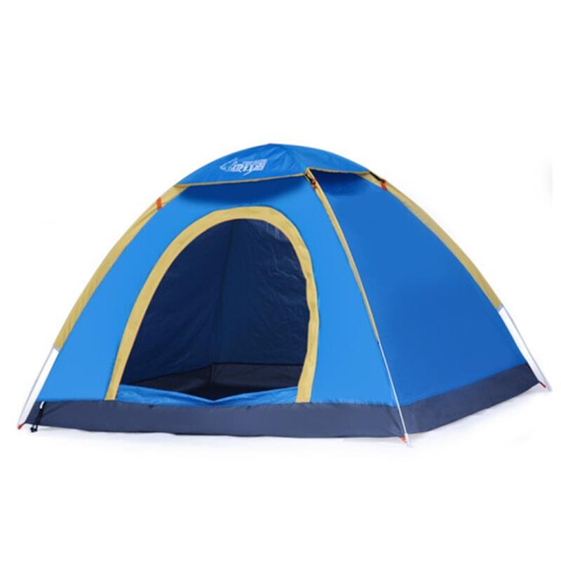 狼行者速开全自动帐篷户外双人家庭套装LXZ-1052帐篷+LXZ-4004野餐垫+吊床+三宝 套 套