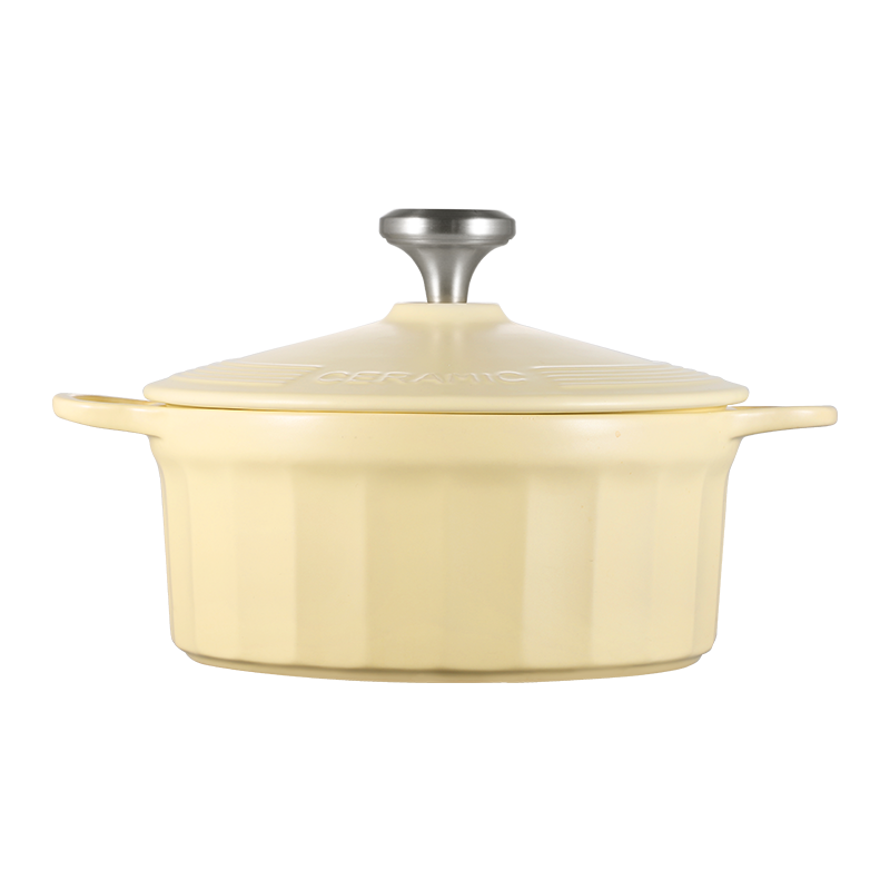 栢士德BYSTON 丽达斯陶瓷砂锅 BST-1025 3.5L （单位：套） 黄色