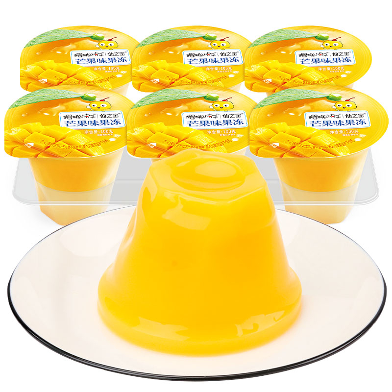 樱桃小丸子 芒果味果冻 600克*3板（单位：板） 芒果味