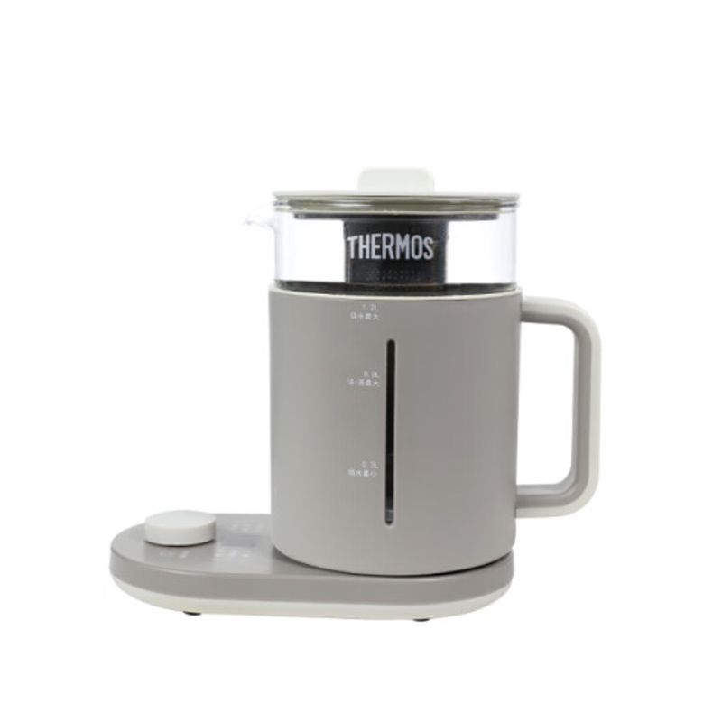 THERMOS膳魔师1.2L多功能养生壶EHA-1613E-B （单位：台） 灰色