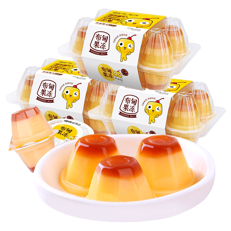樱桃小丸子 布甸果冻 200克*6盒（单位：盒） 鸡蛋味