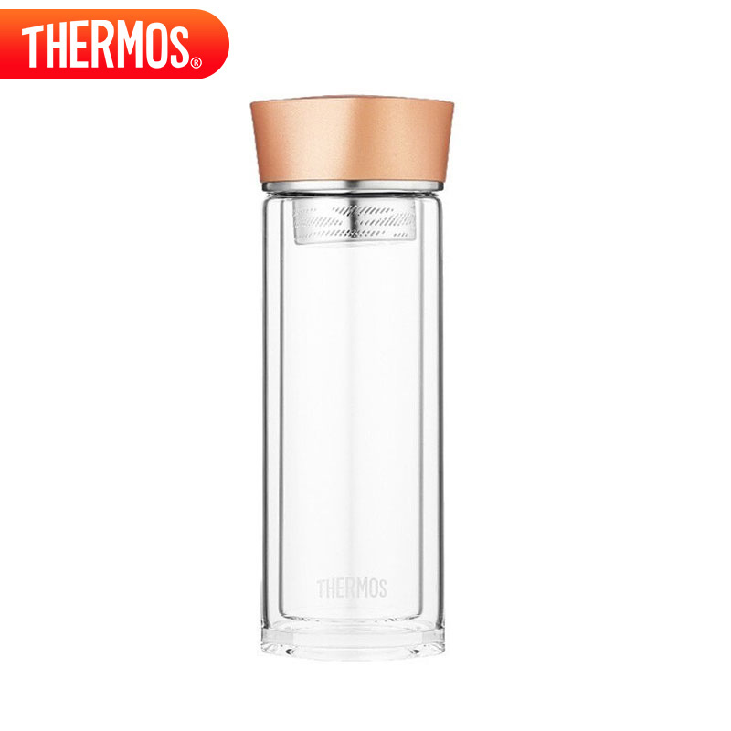 膳魔师（THERMOS）300ml耐热玻璃杯TCGB-300（单位：个） 金色
