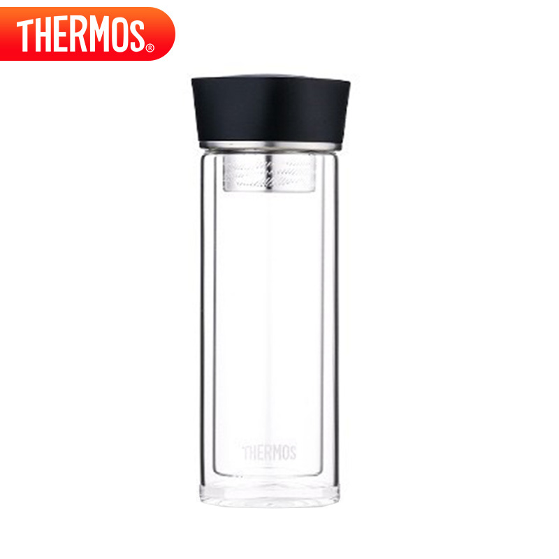 膳魔师（THERMOS）300ml耐热玻璃杯TCGB-300（单位：个） 黑色