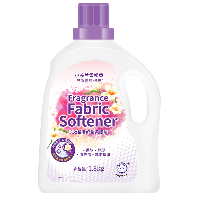 白猫长效留香织物柔顺剂1.8kg（单位：瓶） 混色