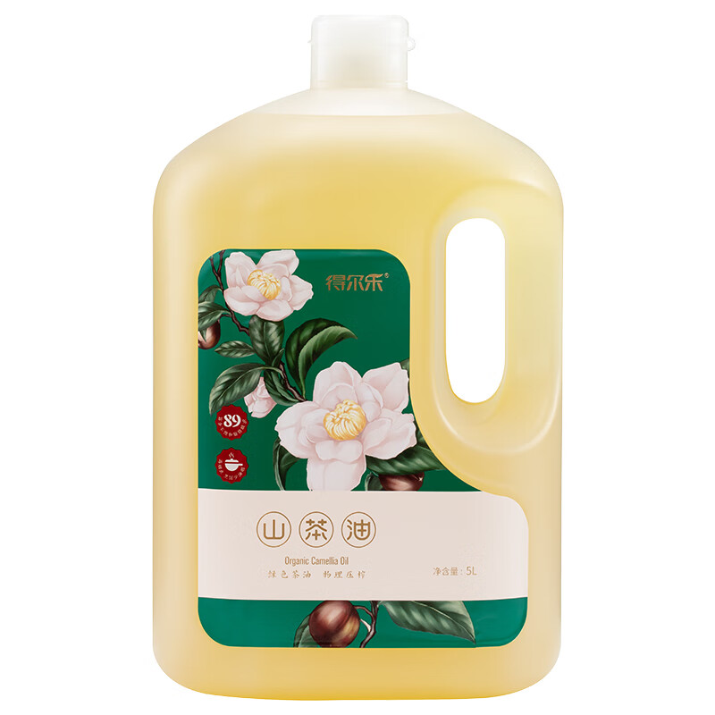 得尔乐压榨一级山茶油5L（单位：桶） 象牙色