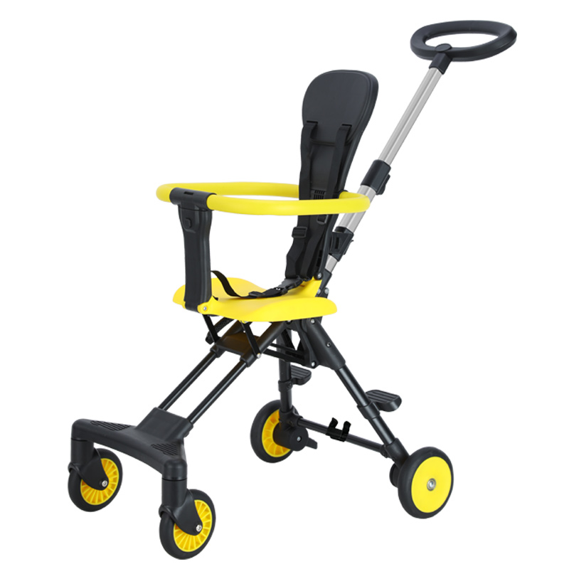 凤凰（Phoenix）6-36个月一键折叠双向高景观遛娃神器婴儿推车HL-6655（单位：辆） 黄色